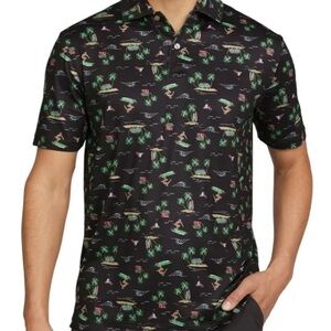 Chaps Men's & Big Men's Holiday and Christmas Printed Performance Polos,